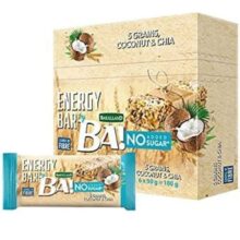 انرژی بار غلات نارگیل و چیا باکالند ۳۰ گرمی  Bakalland Energy Bar Coconut Chia