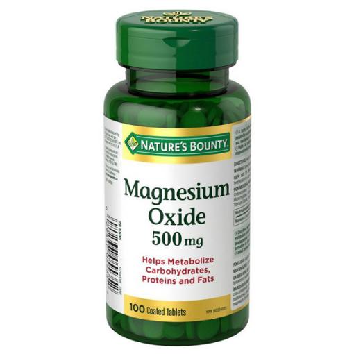 اکسید منیزیم نیچرز بونتی 100 عددی Nature’s Bounty Magnesium Oxide 662697127b9d9.jpeg