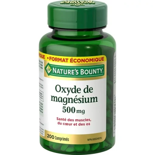 اکسید منیزیم نیچرز بونتی 200 عدد Nature’s Bounty Magnesium Oxide 6654dcb9e7c4b.webp