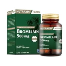 بروملین نوتراکسین 500 میلی گرم 60 عدد Nutraxin Bromelain