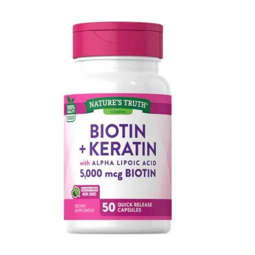 بیوتین نیچرز تریث Natures Truth Biotin + Keratin 6626a346616c5.jpeg