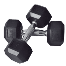 دمبل بدنسازی شش ضلعی 4تا17.5 کیلوگرم بسته 2 عددی