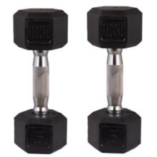 دمبل بدنسازی شش ضلعی از1تا5کیلوگرم رکورد Record بسته دو عددی