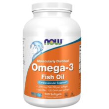 روغن ماهی امگا 3 ناو 500 عددی NOW Omega-3 Fish Oil