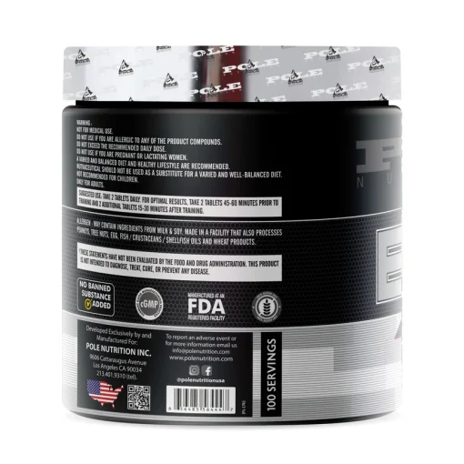 قرص بی سی ای ای پل ناتریشن Pole Nutrition BCAA 6685470fb4cea.webp