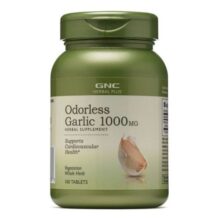 قرص سیر جی ان سی 1000 میلی گرم GNC Odorless Garlic