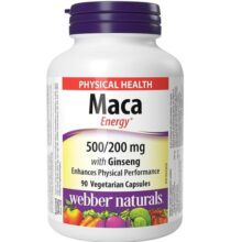 ماکا وبر نچرالز همراه با جینسینگ WEBBER NATURALS MACA 500/200MG 662a4c5753109.jpeg