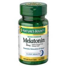 ملاتونین نیچرز بونتی 3 میلی گرم 120 عدد NATURES BOUNTY Melatonin 6651ef4c6fe33.jpeg