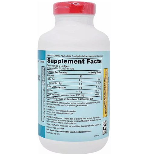 منیزیم سیترات کرکلند 250 میلی گرم 270 عدد Kirkland Magnesium Citrate 6654deb8c7e89.jpeg