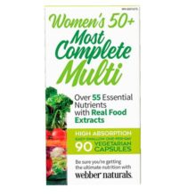 مولتی ویتامین زنانه وبر نچرالز Webber Naturals Women’s 50+