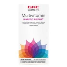 مولتی ویتامین زنانه کنترل دیابت جی ان سی GNC Multivitamin Diabetic Support