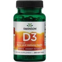 ویتامین دی سوانسون 250 عدد Swanson Vitamin D3