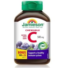 ویتامین سی جمیسون 500 میل 120 عدد Jamieson Vitamin C طعم انگور