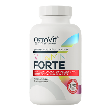 ویتامین و مینرال فورت استرویت 120 عدد OstroVit Vit&Min FORTE 6654dc421490c.png