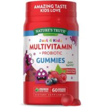 پاستیل مولتی ویتامین و پروبیوتیک نیچرز تریث