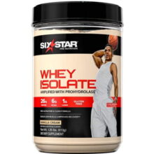 پودر پروتئین وی ایزوله 100% سیکس استار ماسل تک