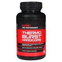 چربی سوز ترمو برست هاردکور جی ان سی 90 عددی GNC Thermoburst Hardcore