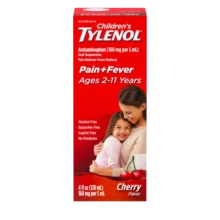 کاهش دهنده تب و درد کودکان تیلنول Children’s TYLENOL Oral Suspension