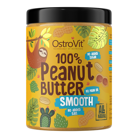کره بادام زمینی استرویت 1000 گرم OstroVit Peanut Butter 100% 6654c00c4709e.png
