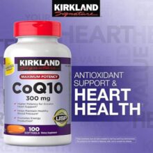کوآنزیم کیوتن کرکلند 300 میلی گرم 100 عدد Kirkland CoQ10 6654ded12c2b2.jpeg