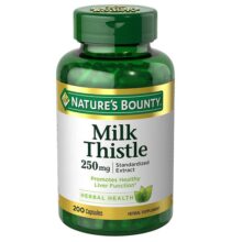 کپسول عصاره خار مریم نیچرز بونتی 250 میلی گرم 200 عدد