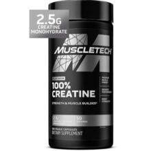 کپسول پلاتینیوم کراتین مونوهیدرات ماسل تک 100 عدد