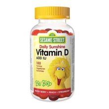 پاستیل ویتامین د3 سسمی استریت 180 عددی Sesame Street® Vitamin D3 600 IU Gummies
