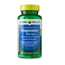 منیزیم اسپرینگ والی Spring Valley Magnesium 200mg