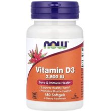 ویتامین دی ناو NOW Foods Vitamine D3 2500 IU